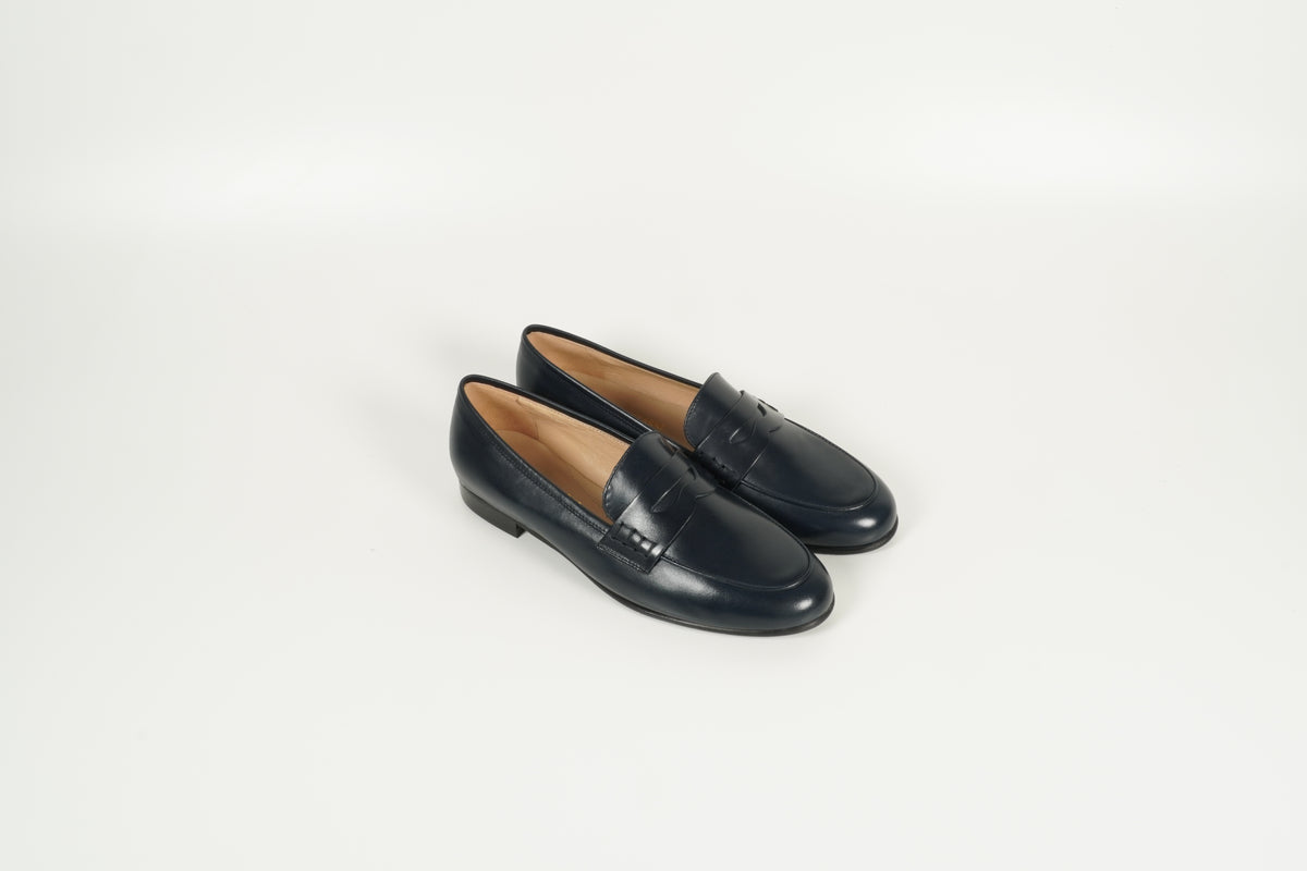 Moccasin Blau