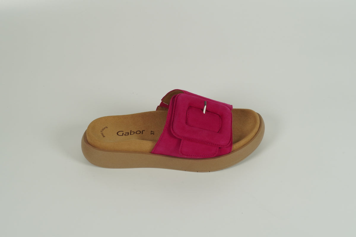 Pink mules