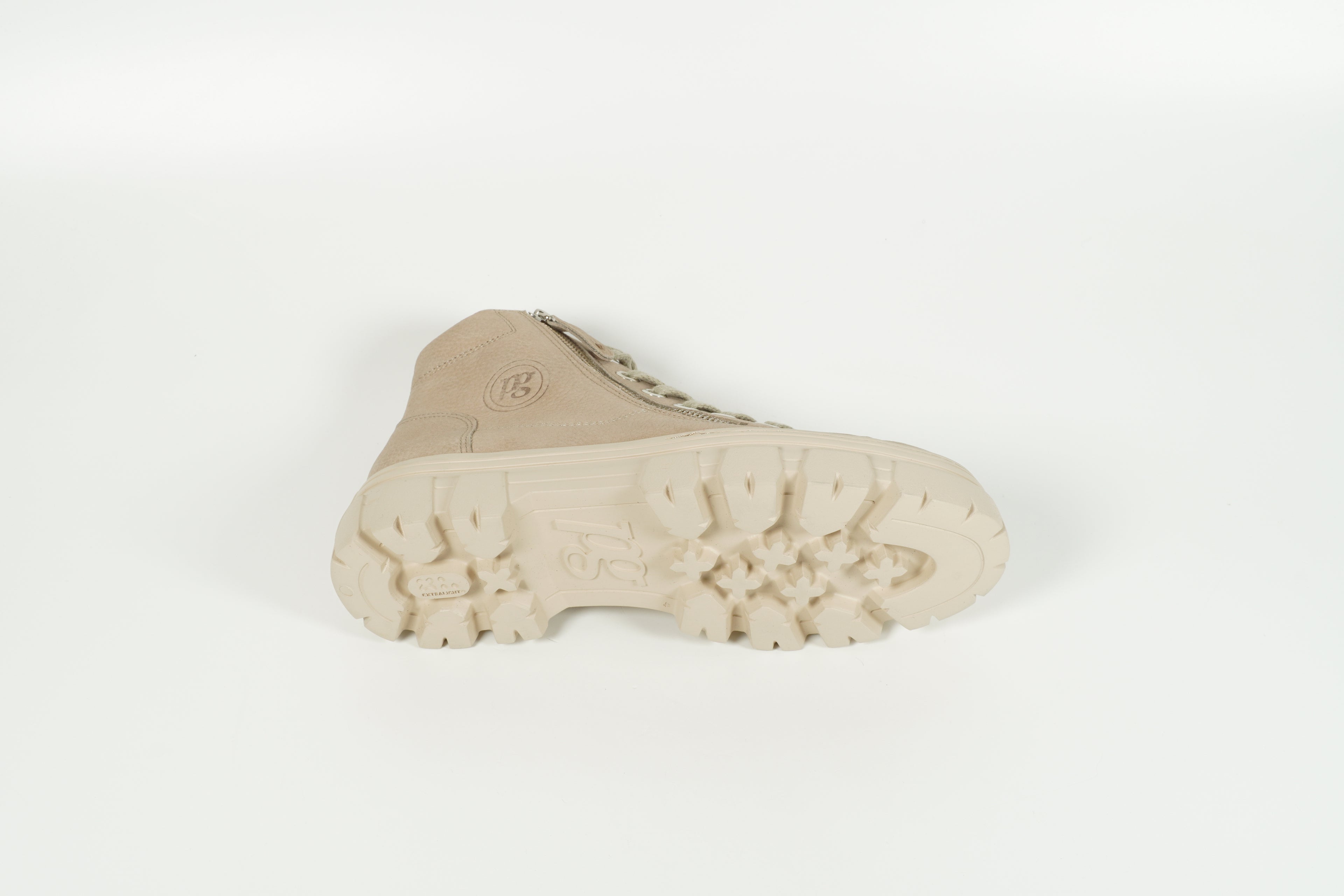 Schnürschuh Beige