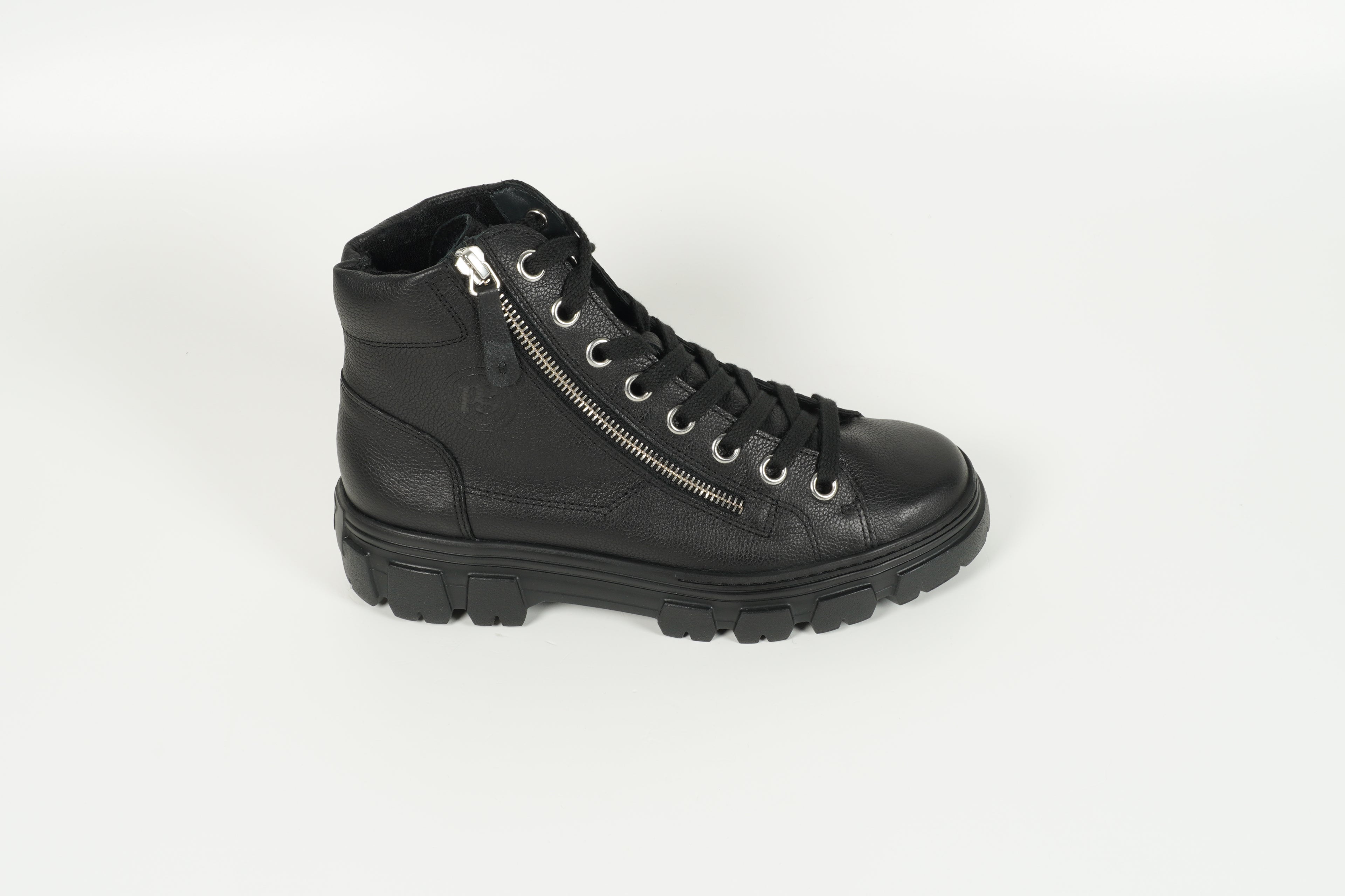 Schnürschuh Schwarz
