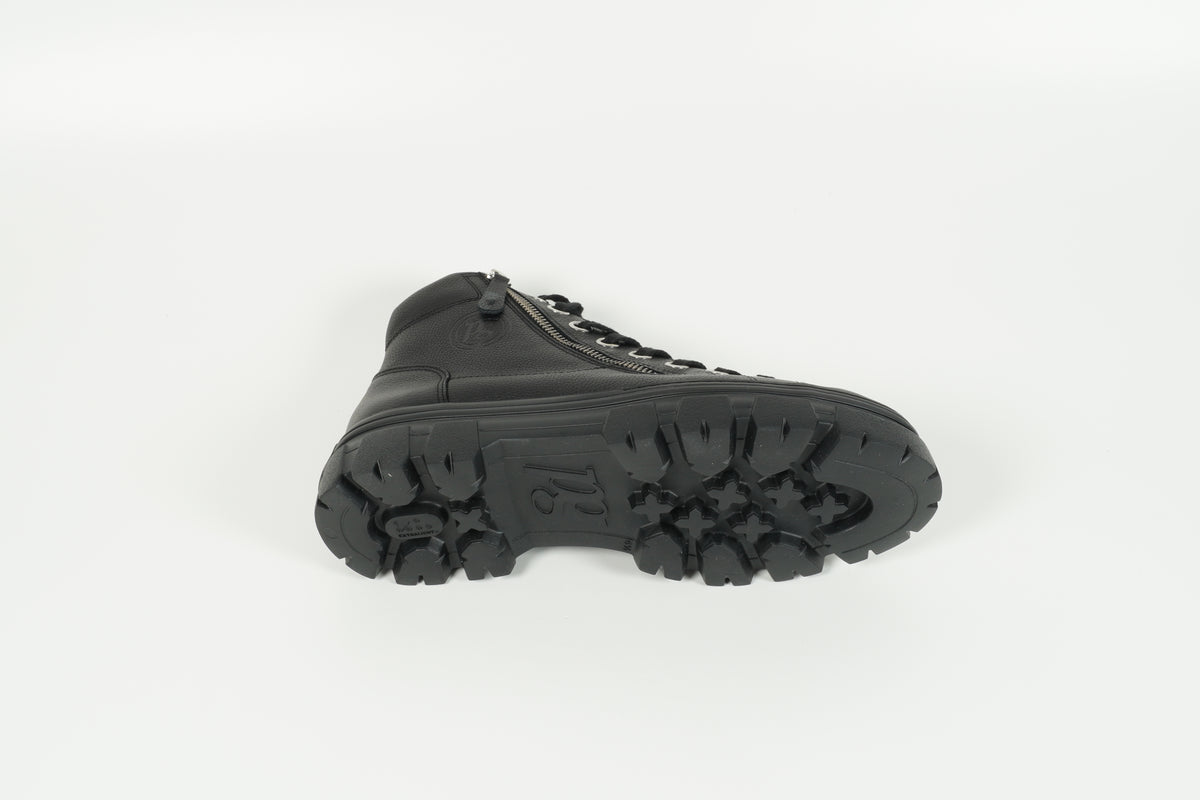 Schnürschuh Schwarz