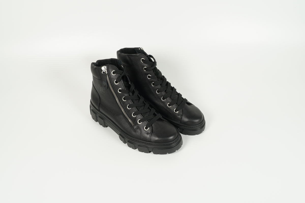 Schnürschuh Schwarz