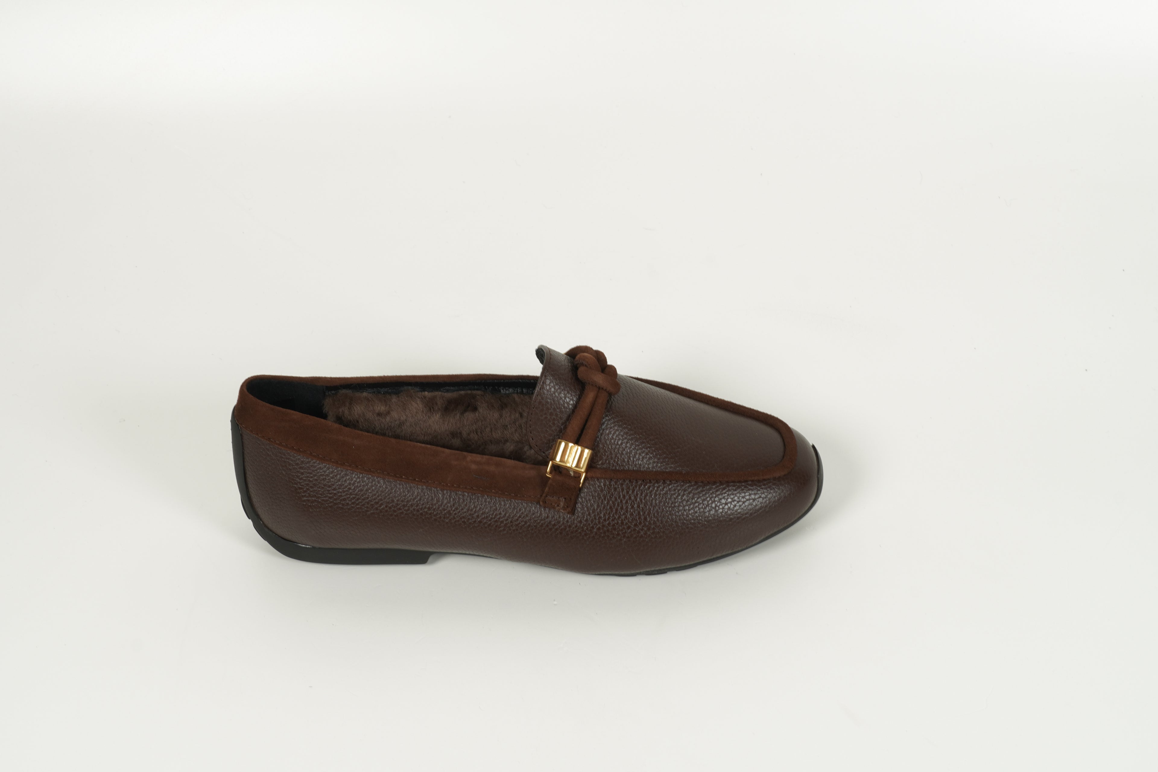 Moccasin gefüttert Braun