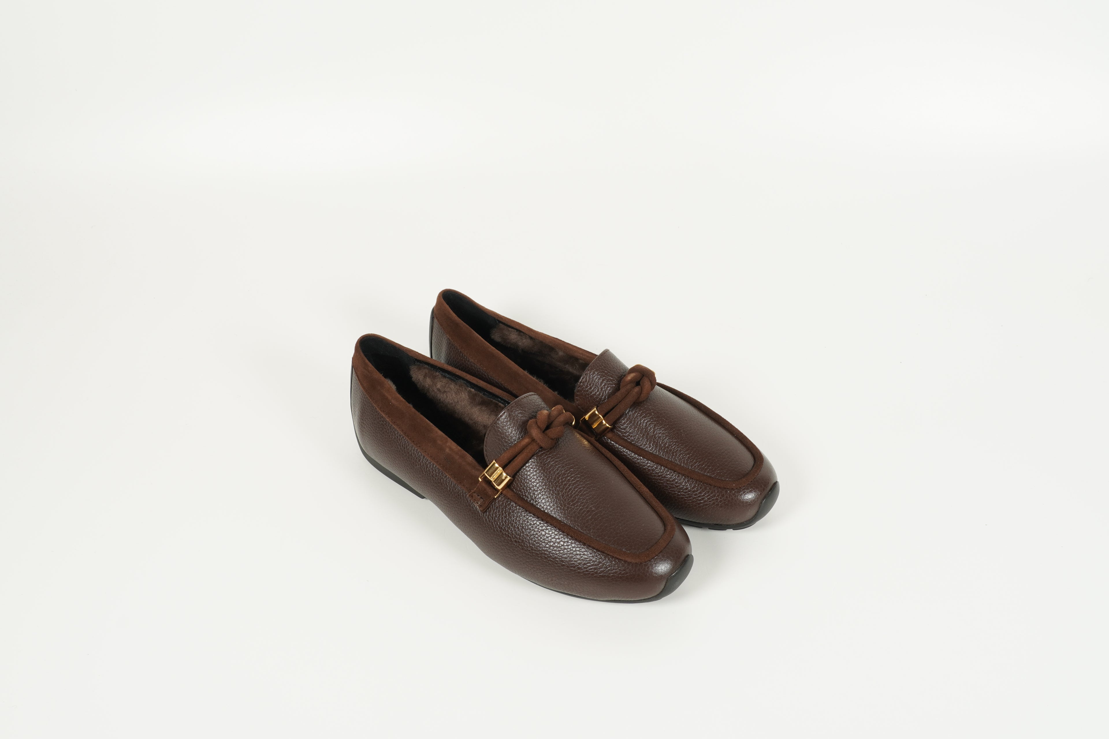 Moccasin gefüttert Braun