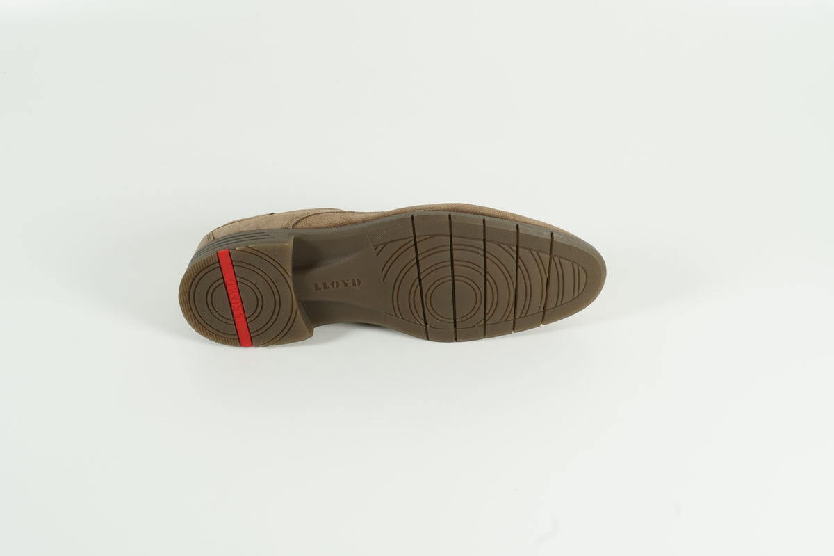 Chaussure à lacets beige