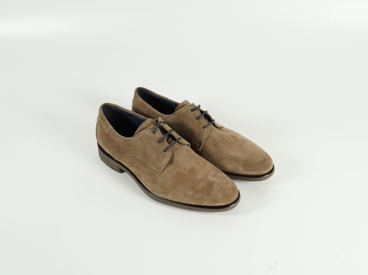 Chaussure à lacets beige