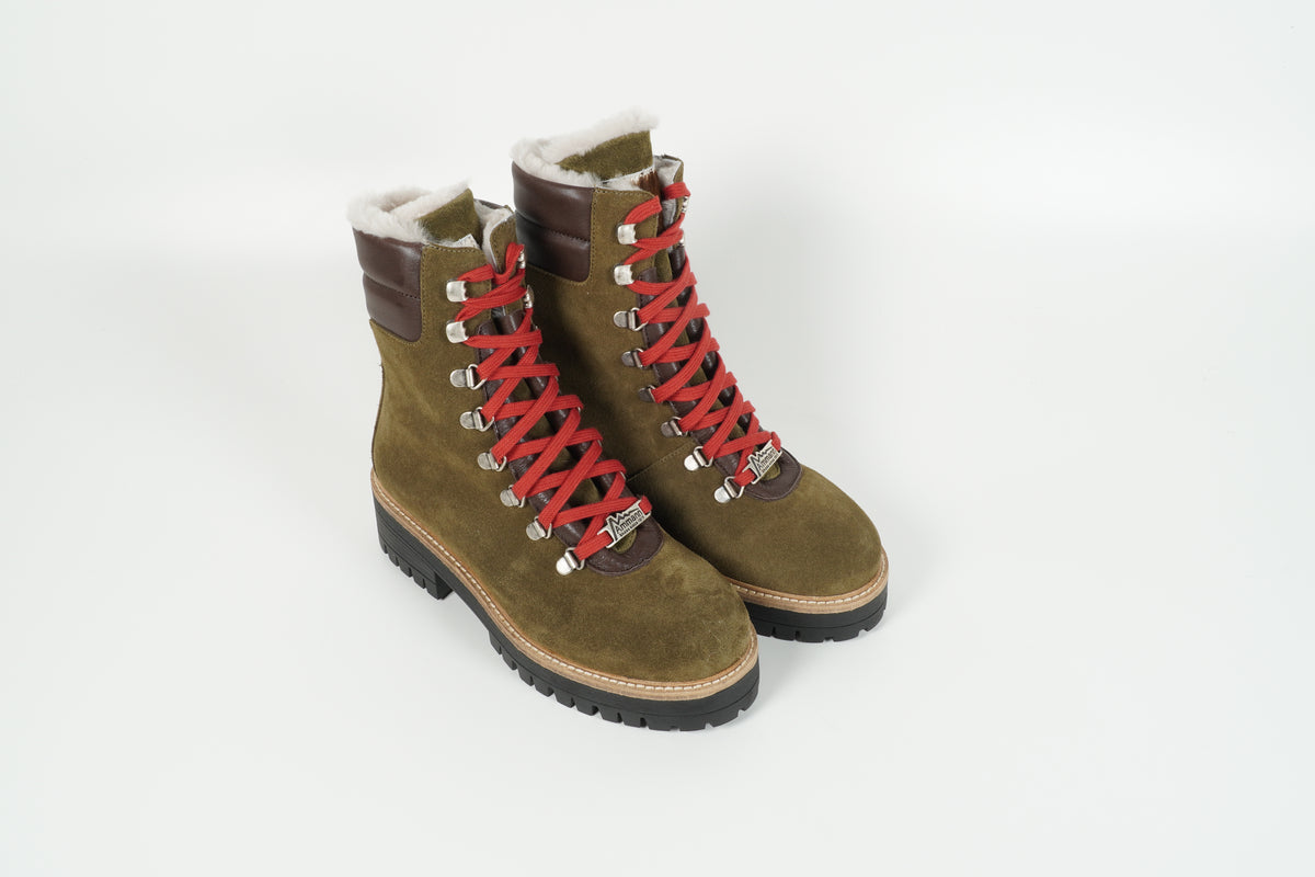 ankle boots green