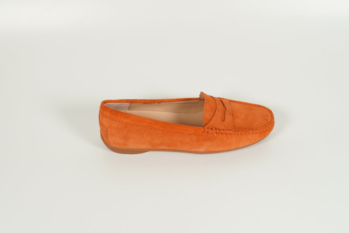 Orange mocassin