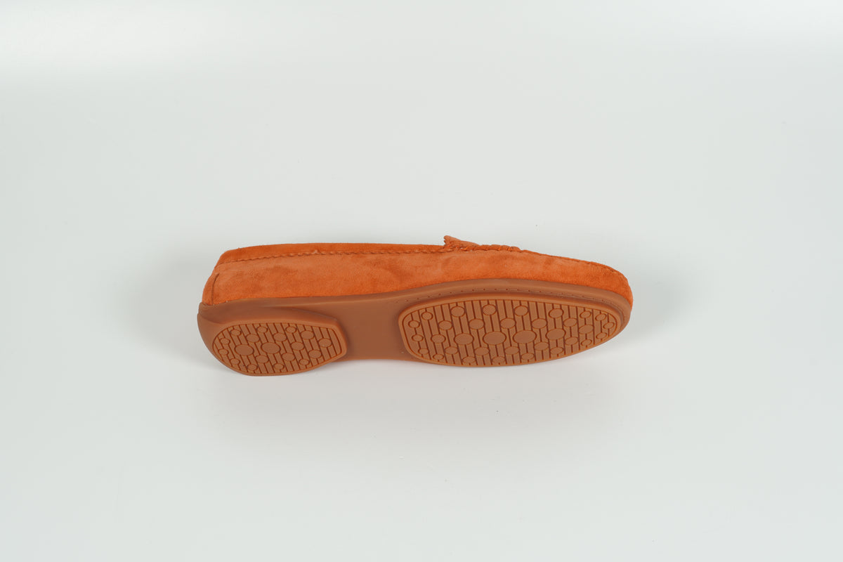 Orange mocassin