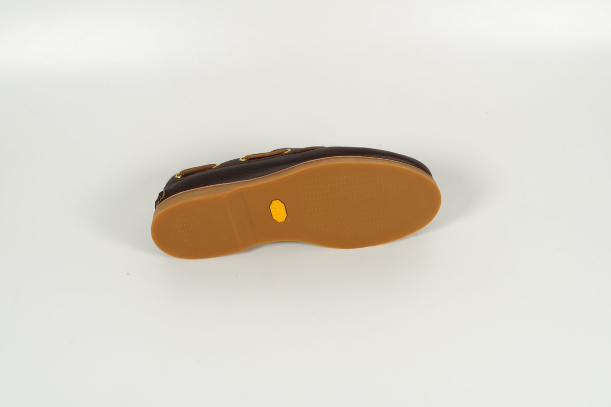 Chaussure bateau marron
