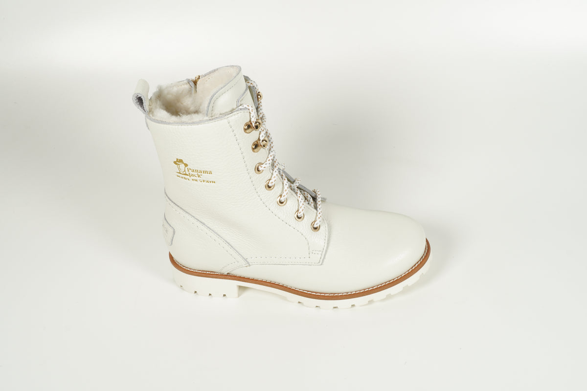 Stiefelette Weiss
