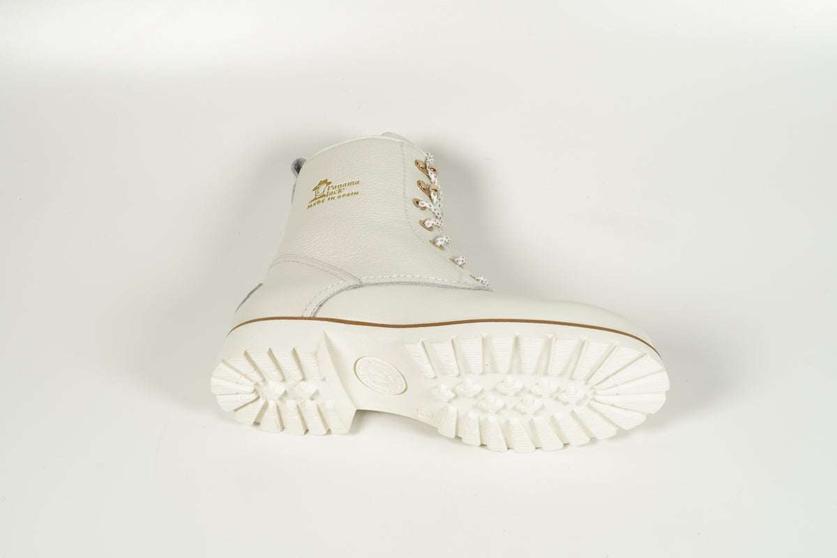 Stiefelette Weiss
