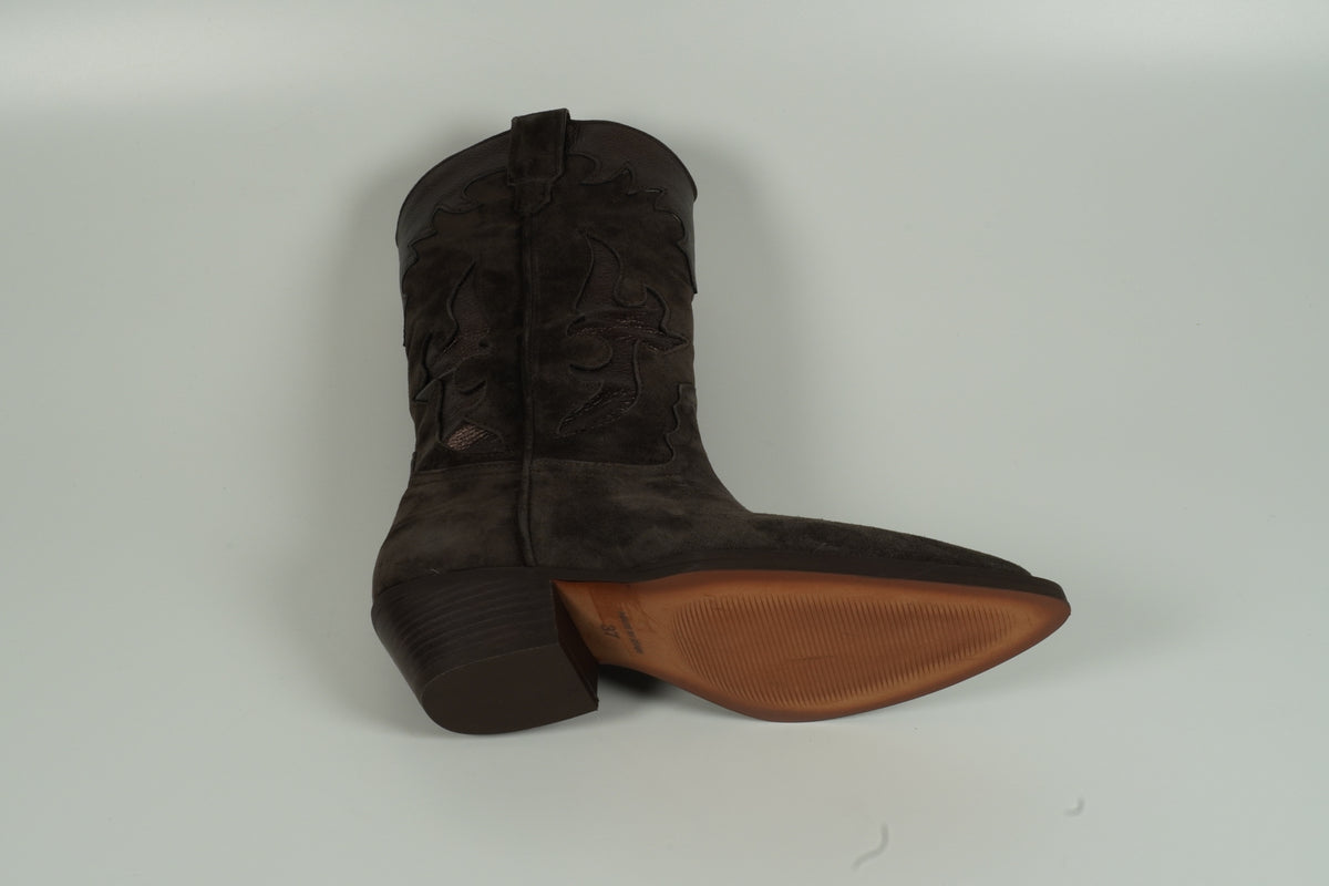 Bottes western marron