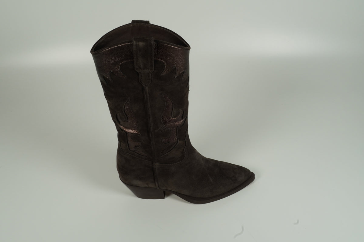 Bottes western marron