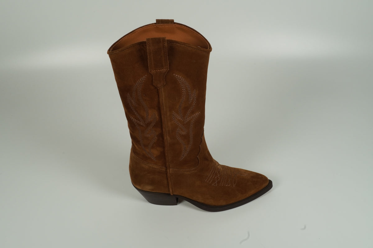 Bottes western marron