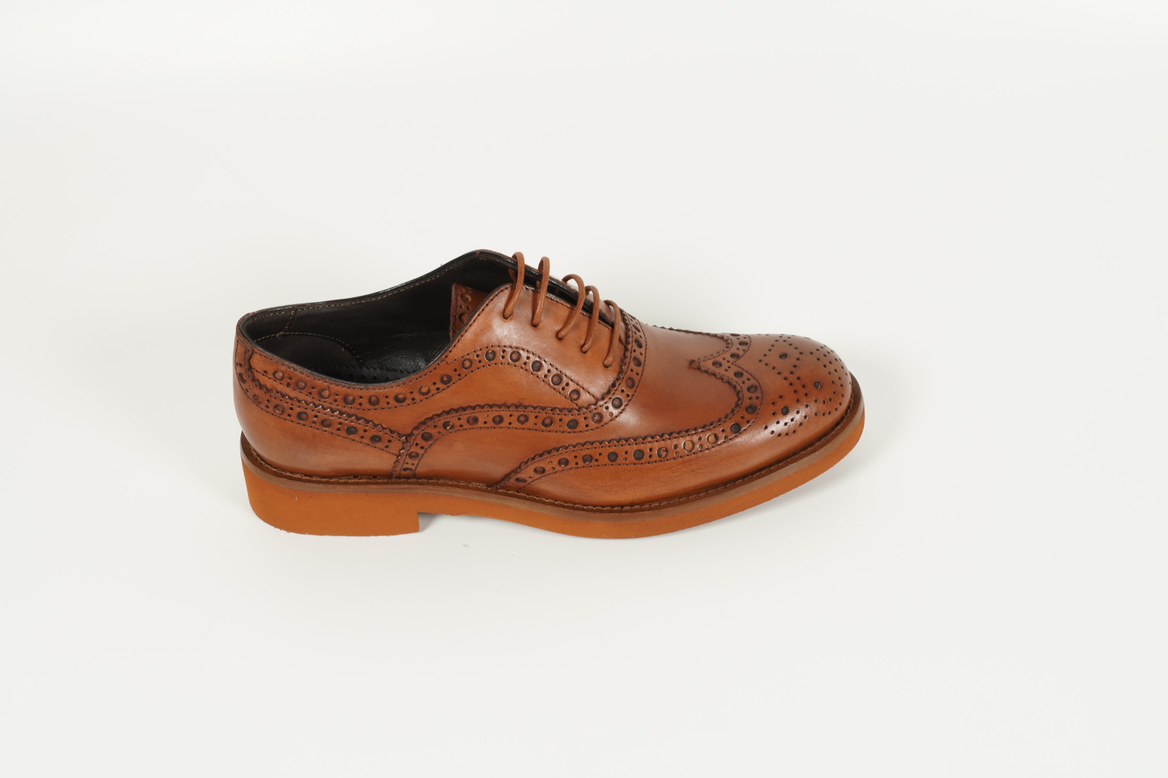 Schnürschuh Braun