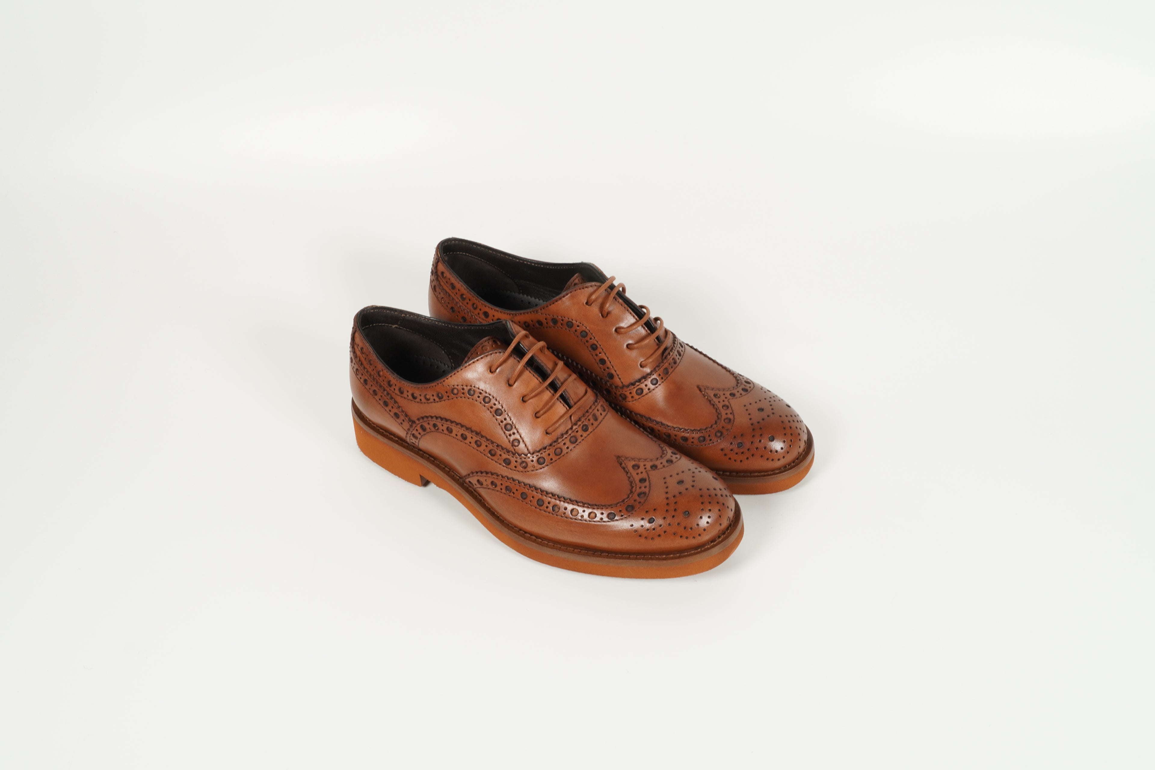 Schnürschuh Braun