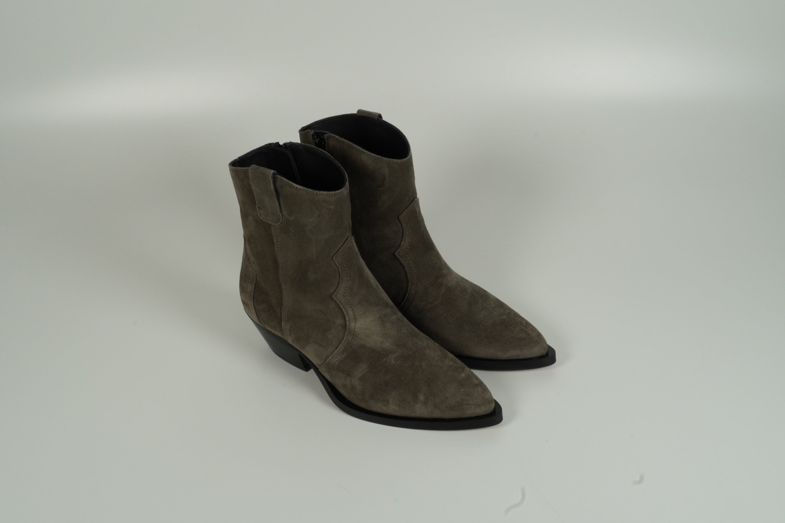 Western Boots Gray