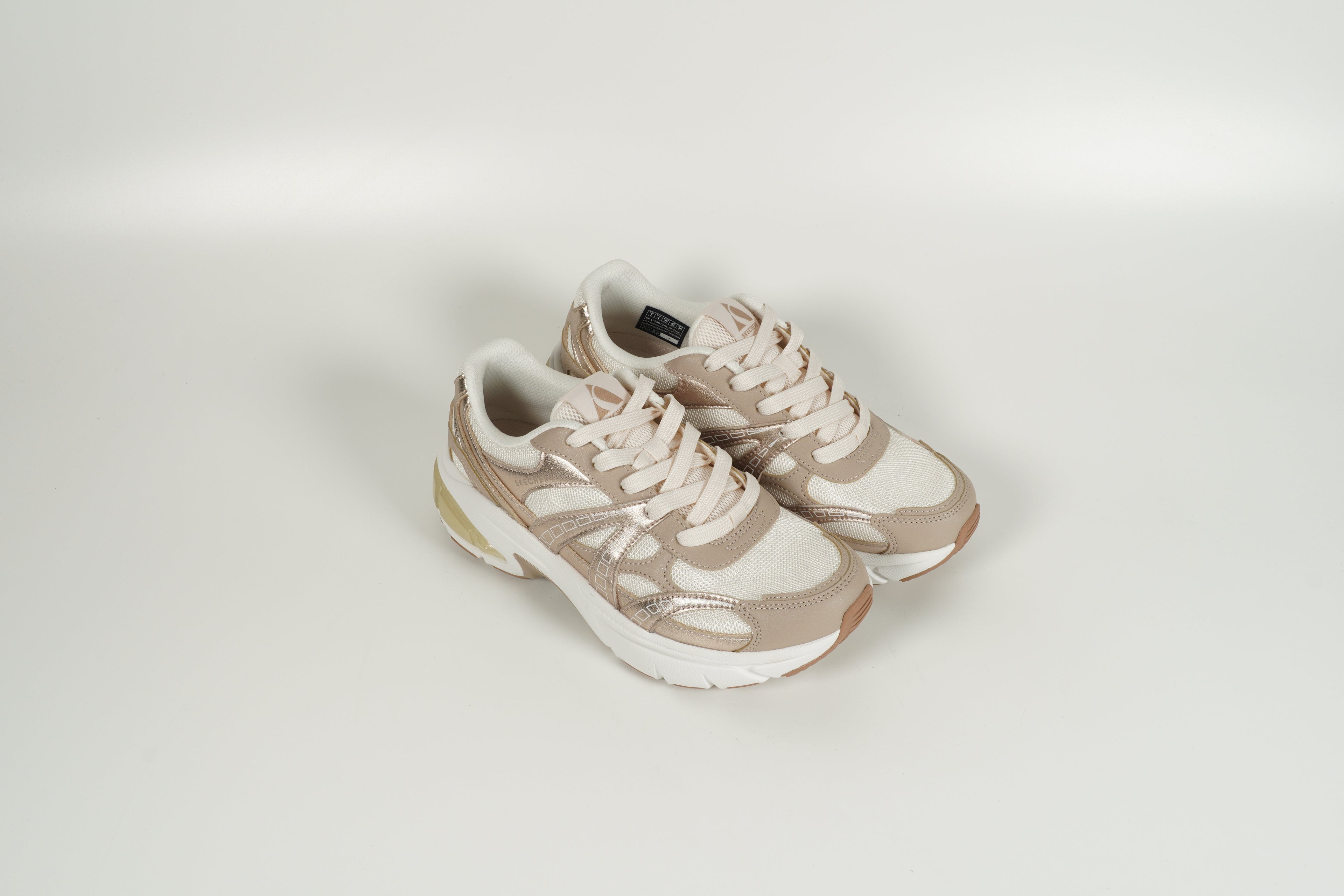 Rose gold sneakers