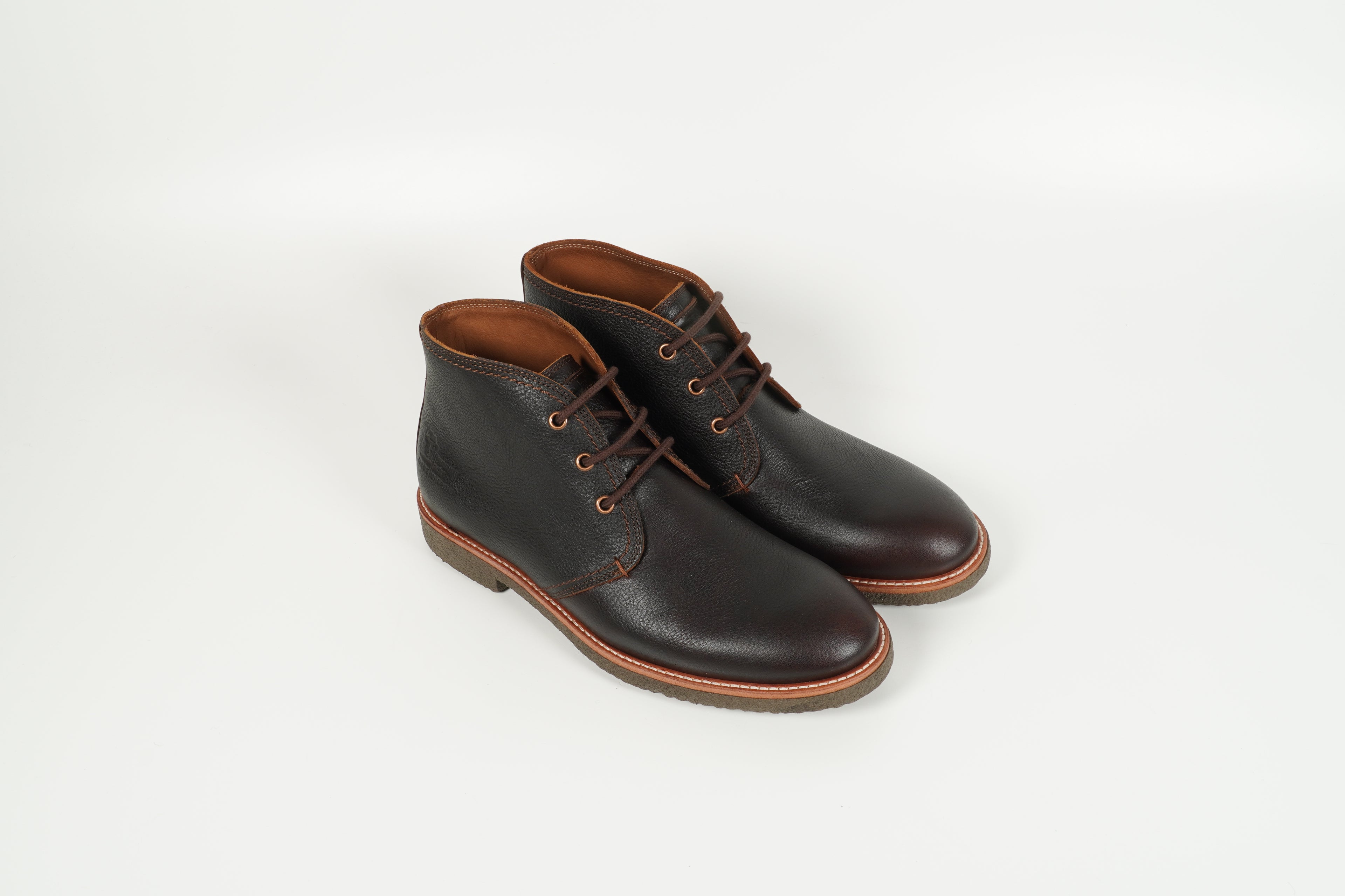 Chaussure à lacets marron