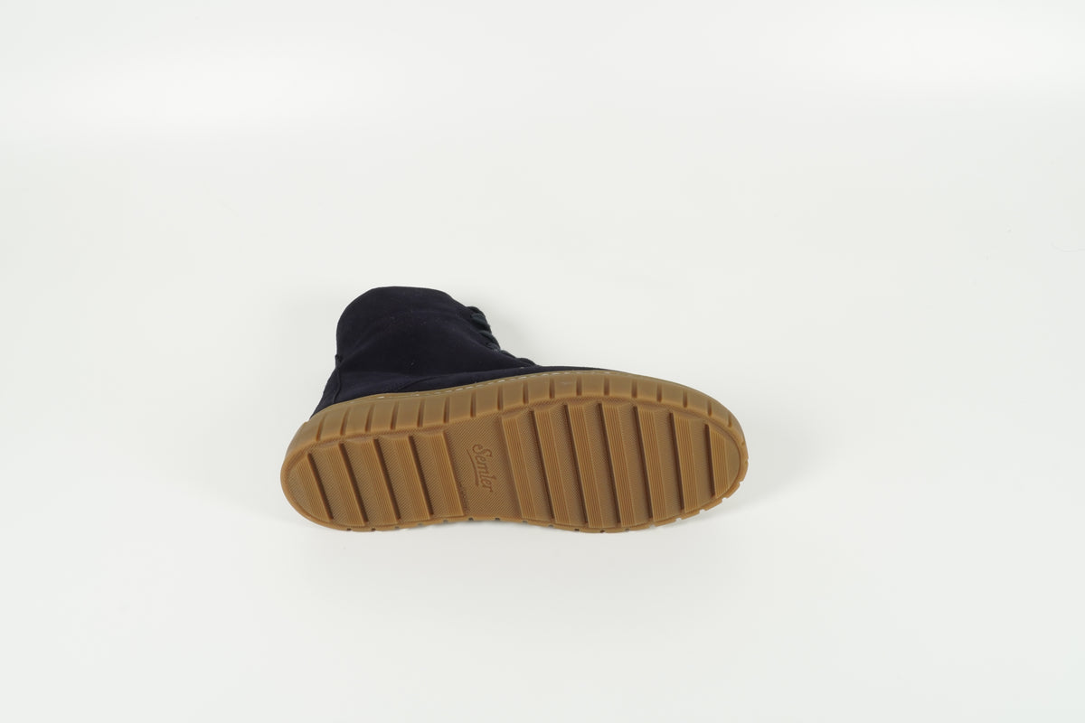 Stiefelette Blau