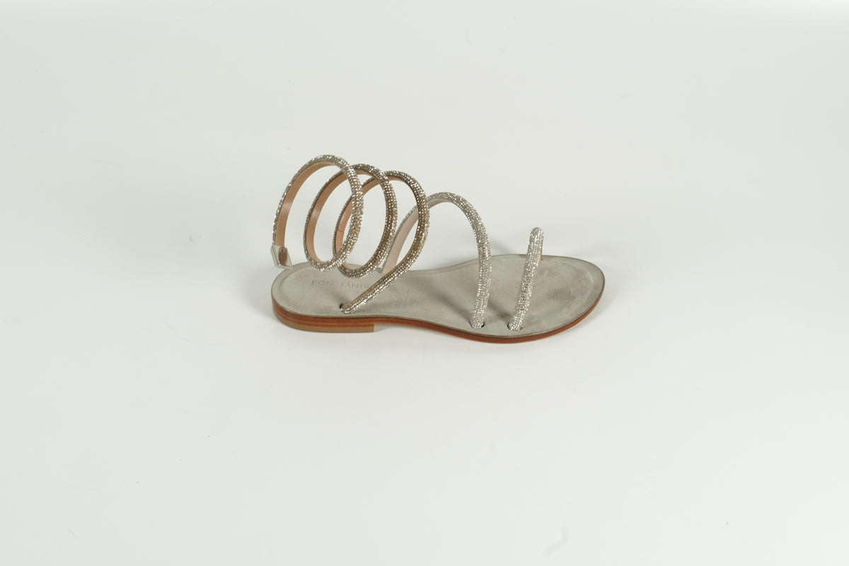 Sandale argent