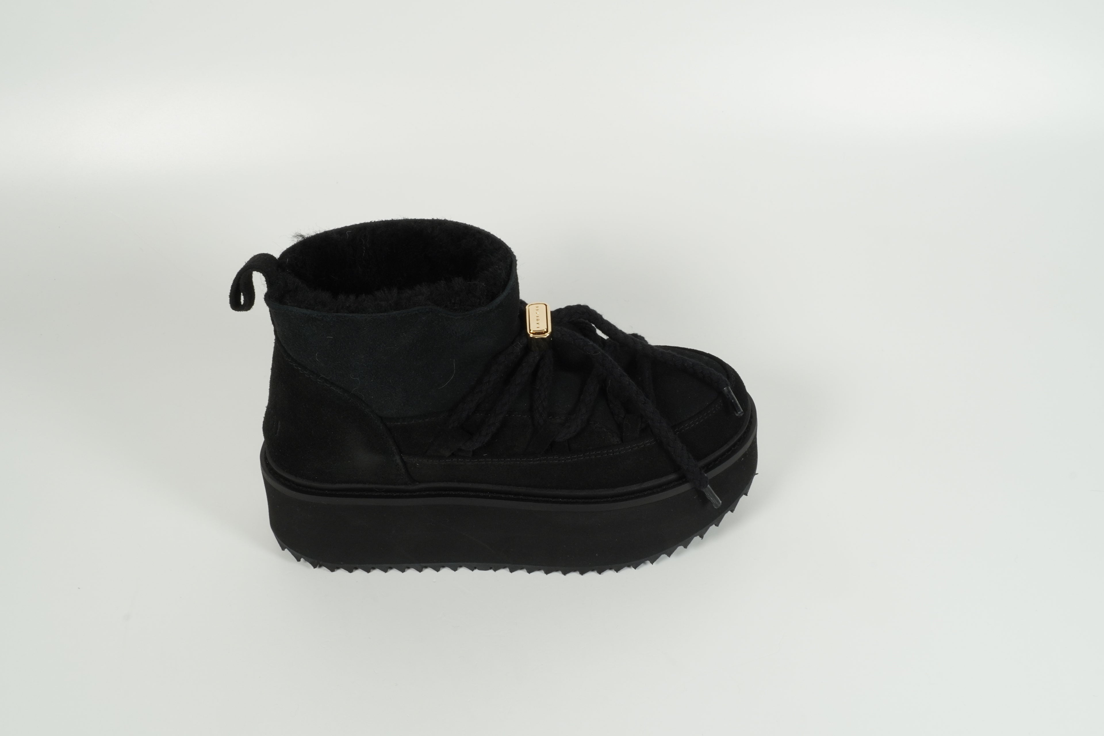 Plateau Boot Schwarz