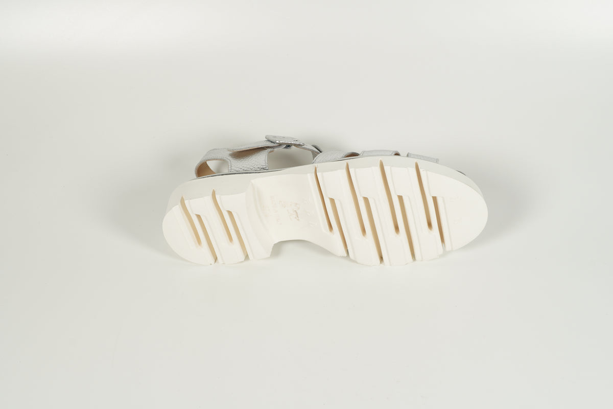 Sandale argent