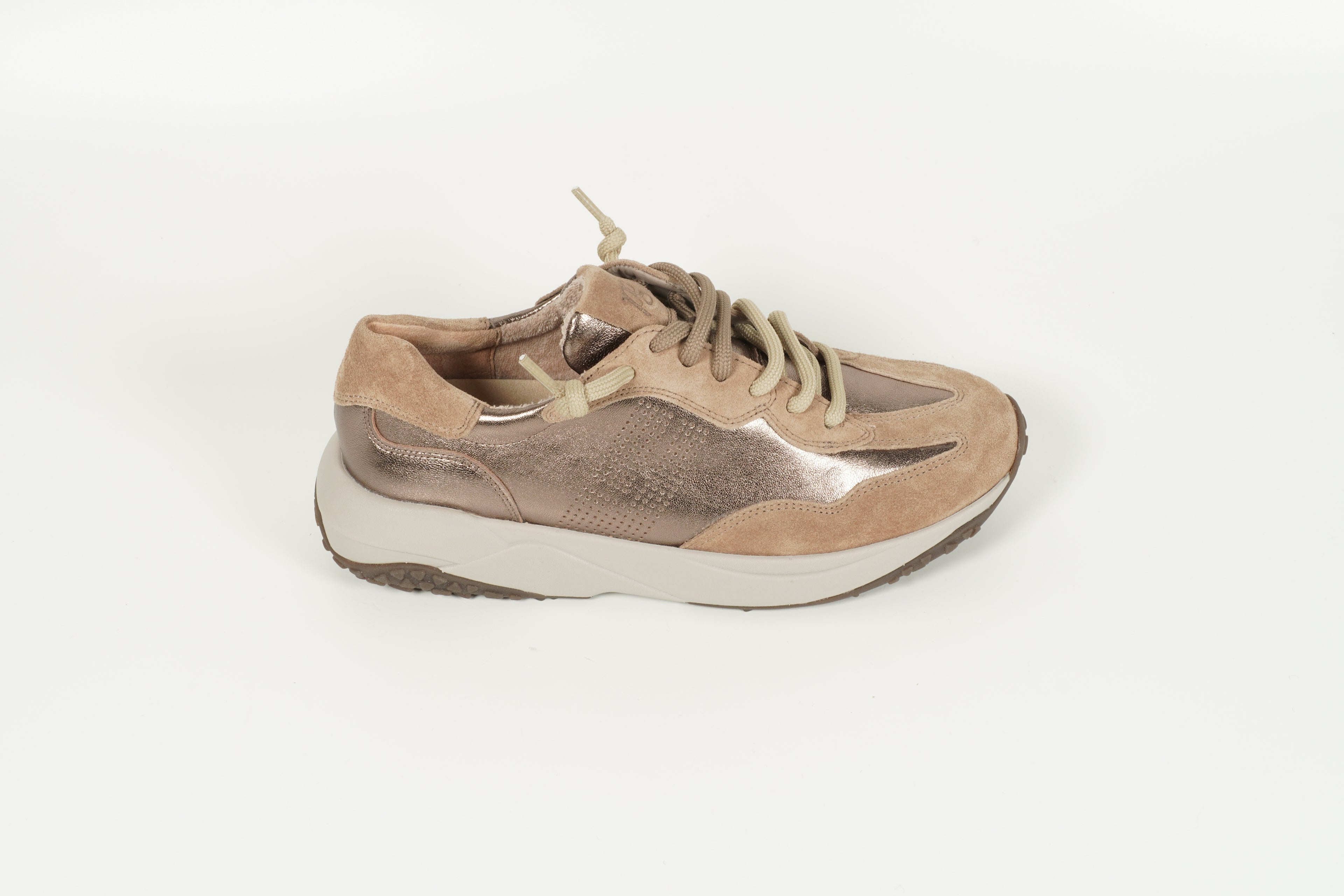 Sneaker Met. Beige