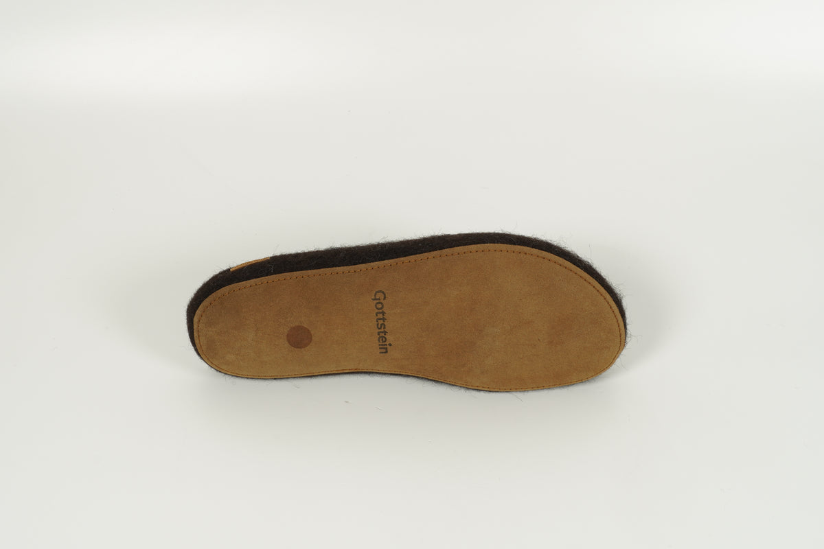 Pantoufles marron