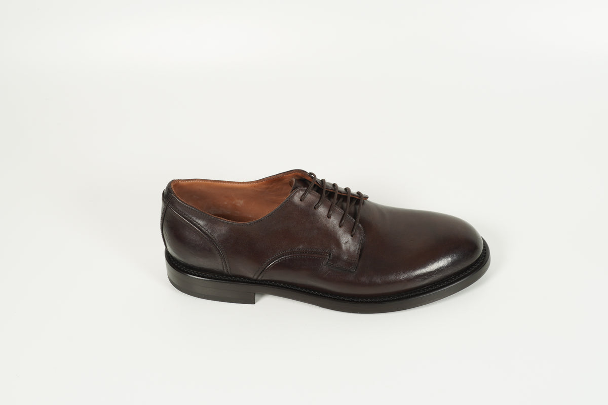 Schnürschuh Braun
