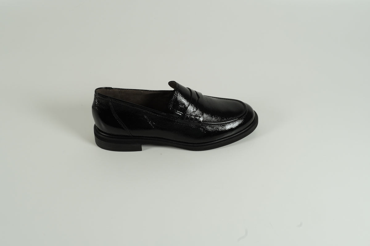 Mocassin vernis noir