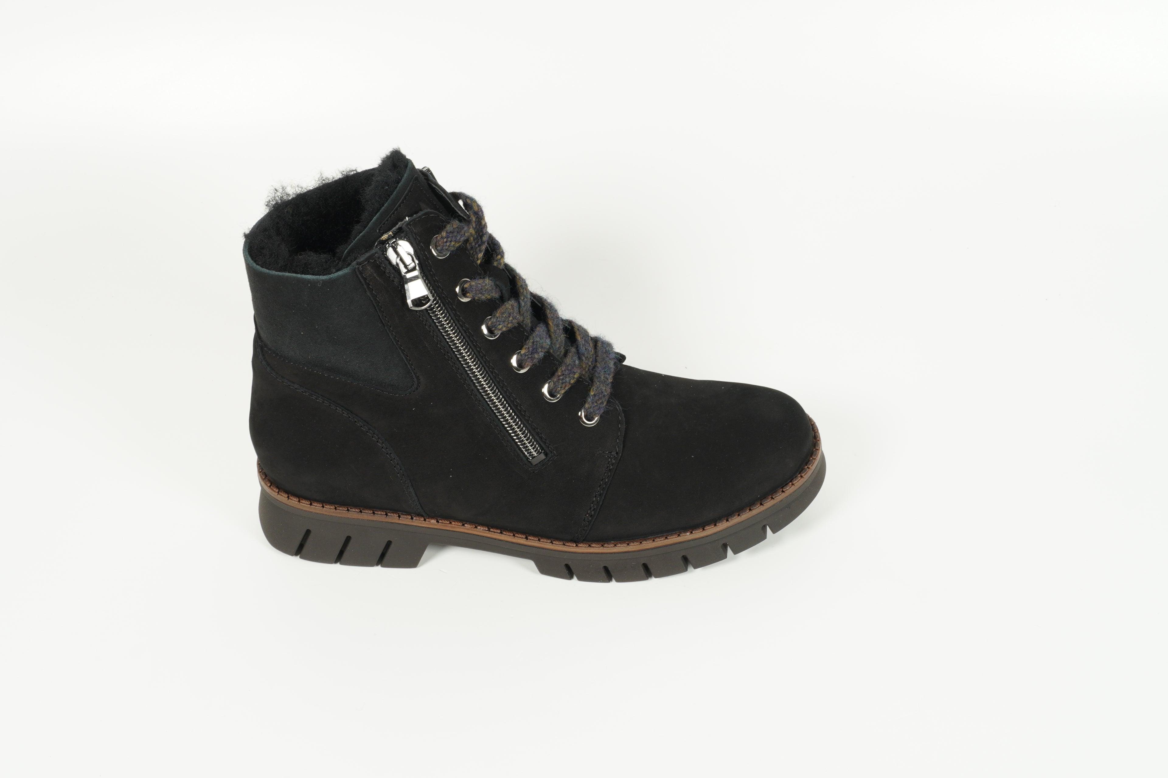 Schnürschuh Schwarz