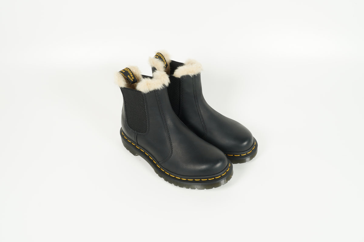 Stiefelette gefüttert Schwarz