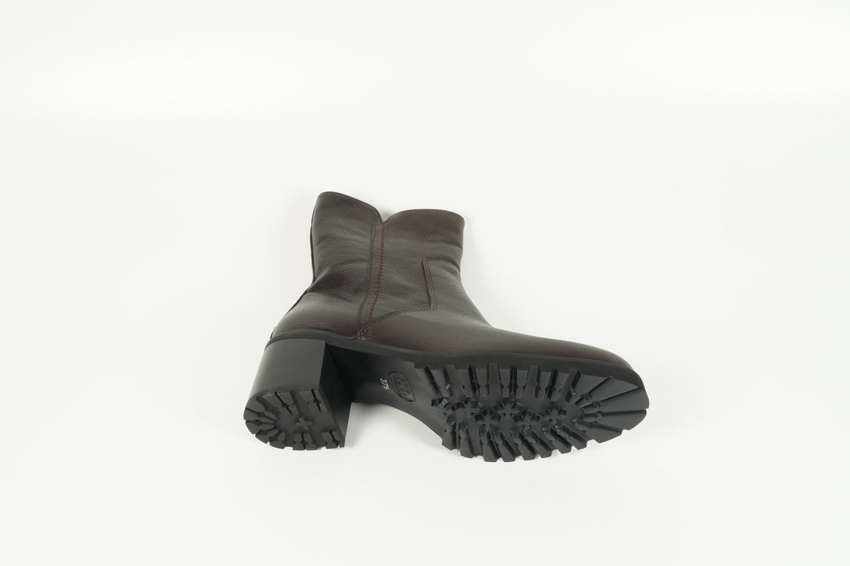 Stiefelette gefüttert Braun