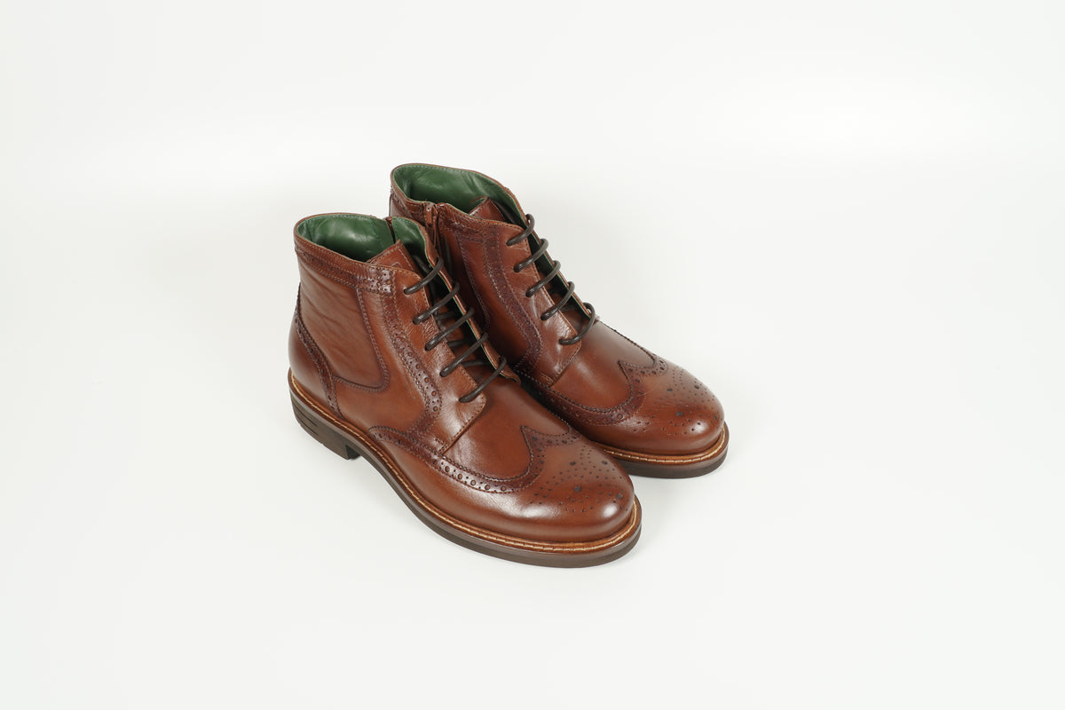 Stiefelette Braun
