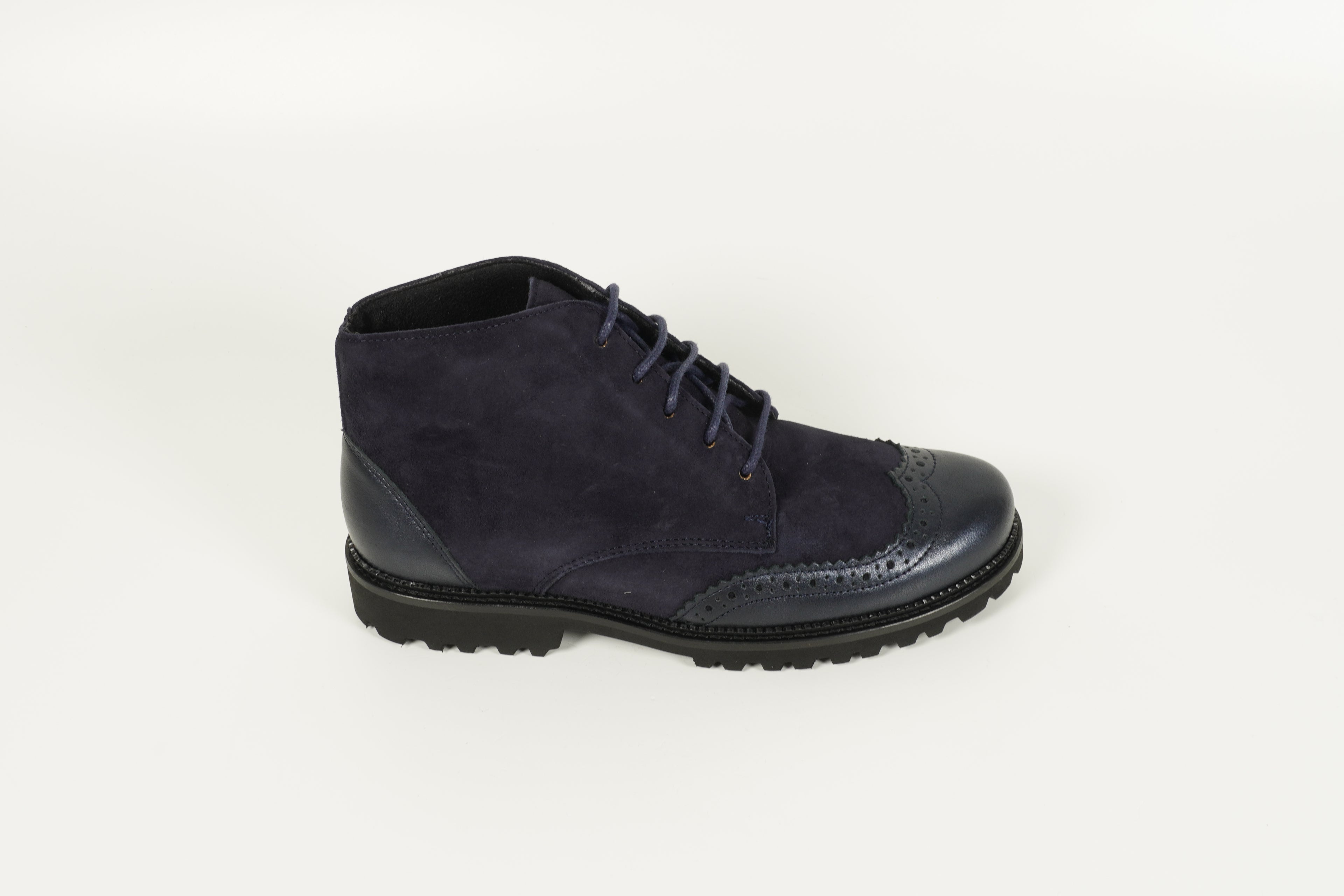 Stiefelette Blau