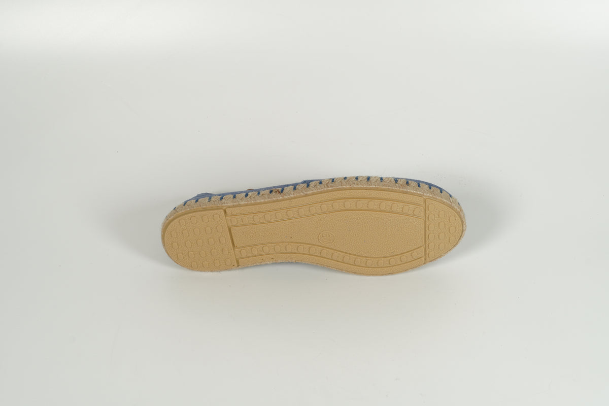 Blue espadrilles