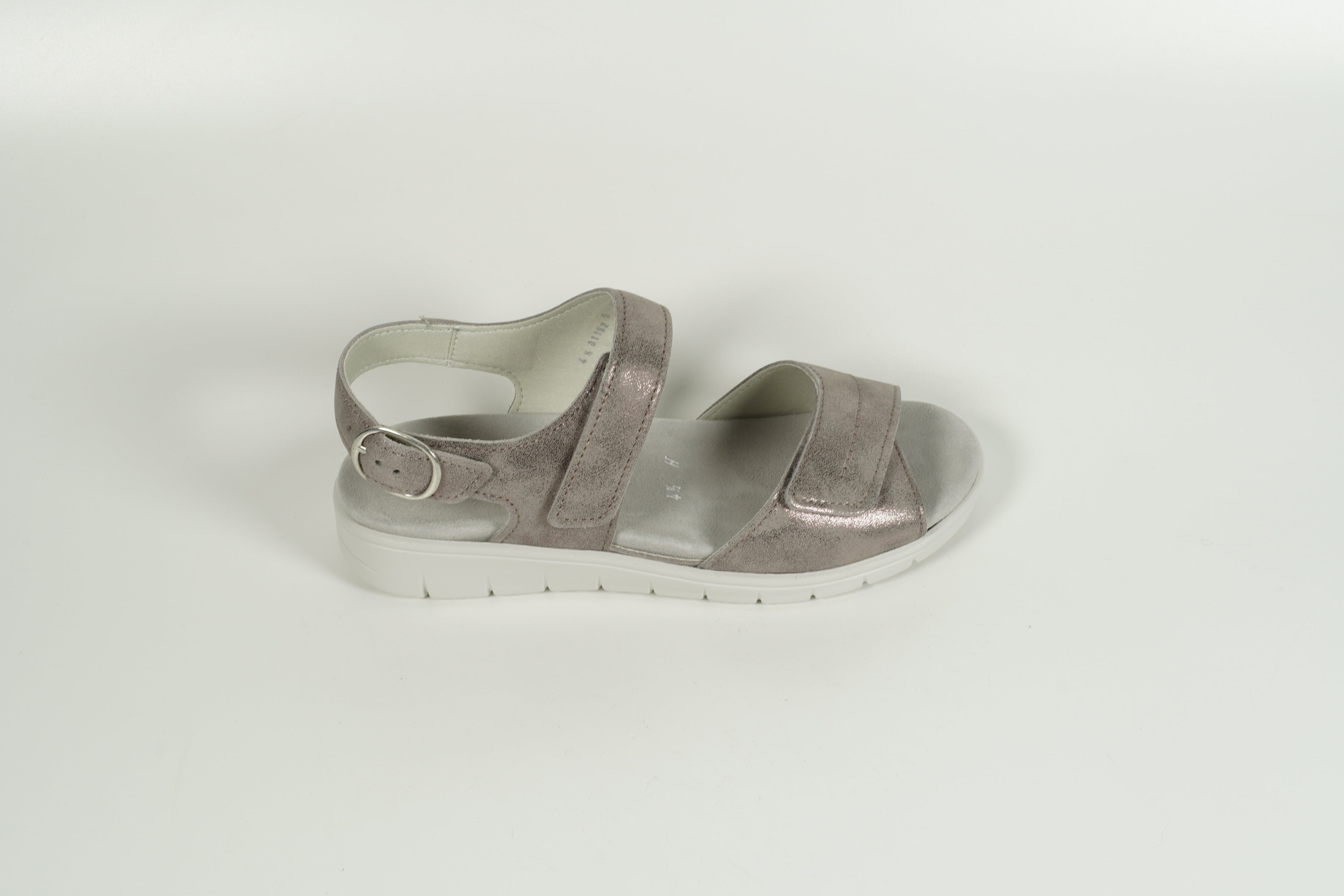 Metallic sandals
