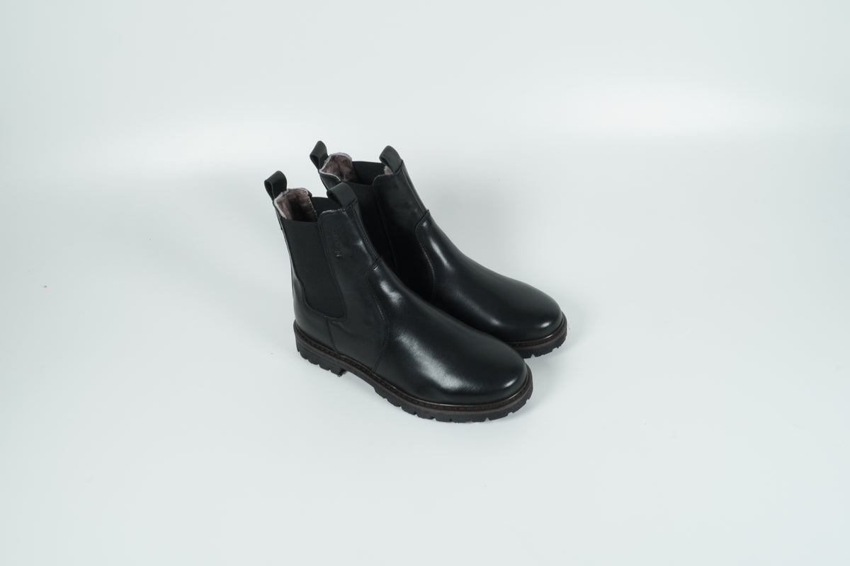 Stiefelette gefüttert Kids Schwarz