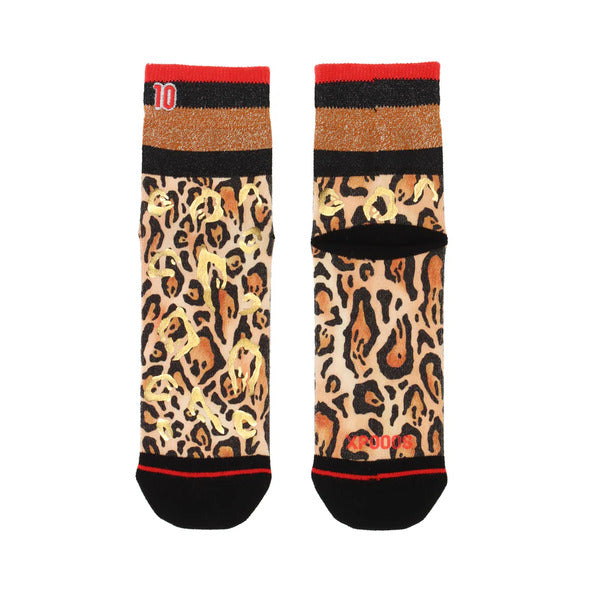 Leopard print socks