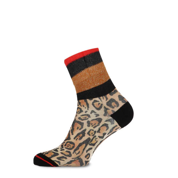 Leopard print socks