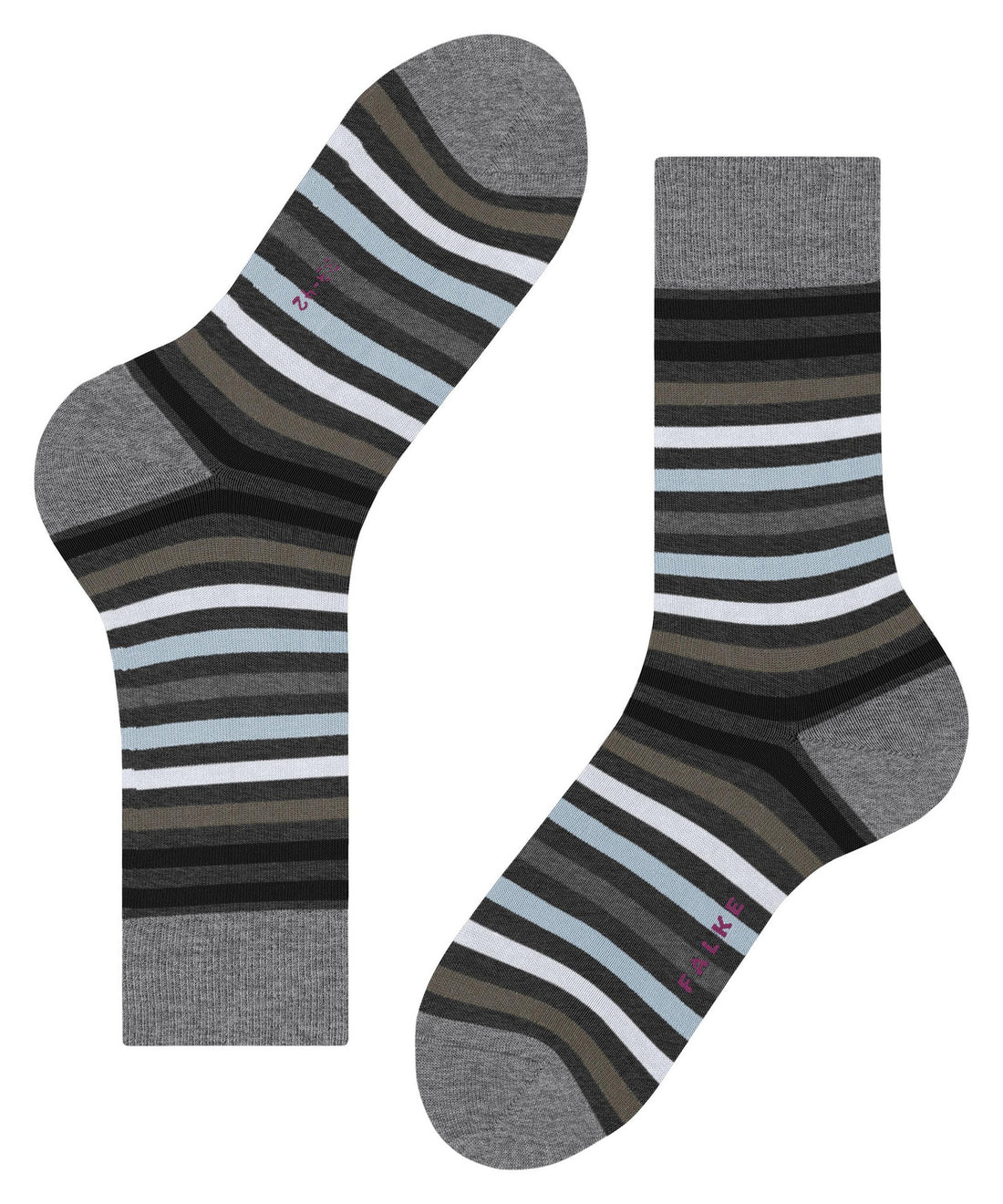 Socken Tinted Stripe Grau / Mix