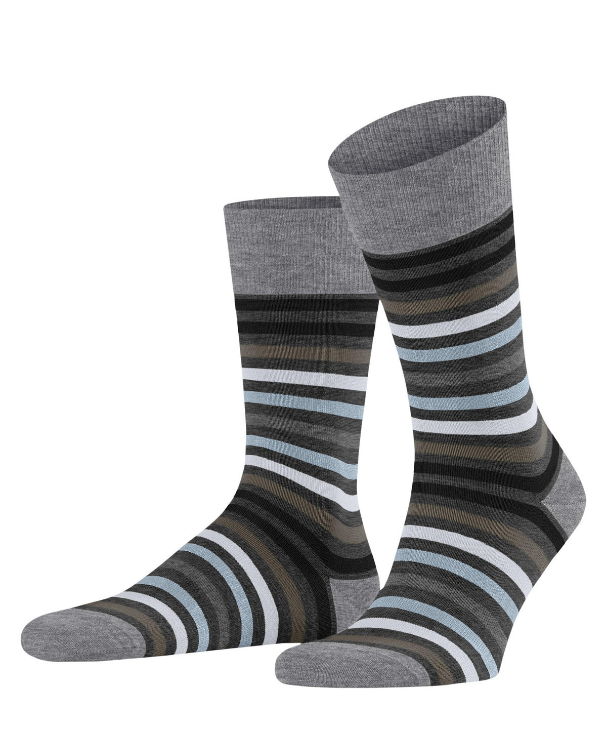 Socken Tinted Stripe Grau / Mix
