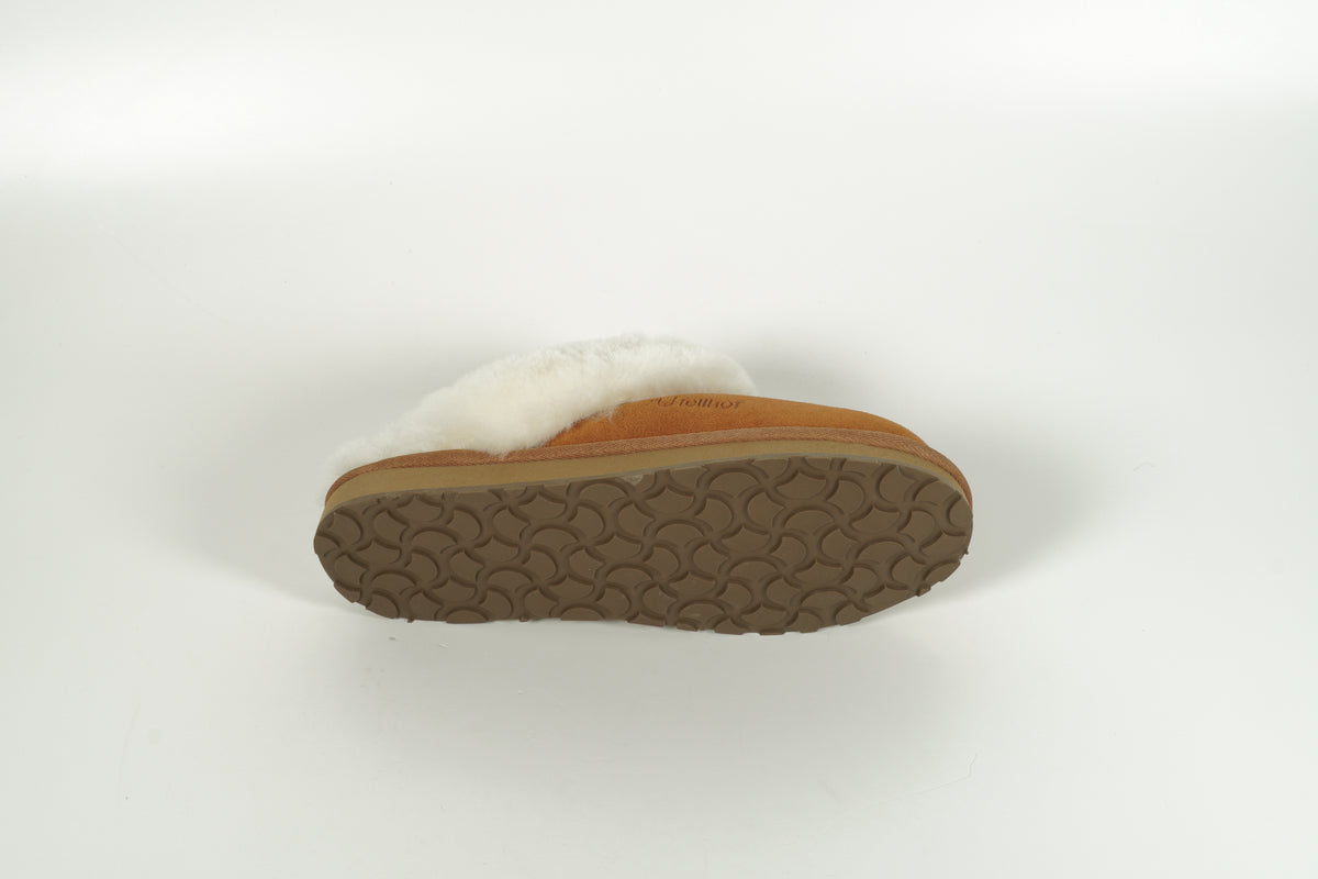Pantoufles marron