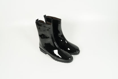 Stiefelette gefüttert Schwarz