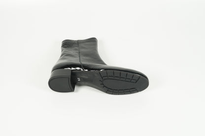 Stiefelette gefüttert Schwarz