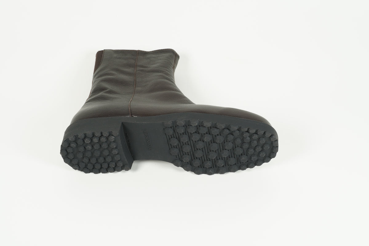 Bottines doublées marron