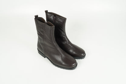 Stiefelette gefüttert Braun