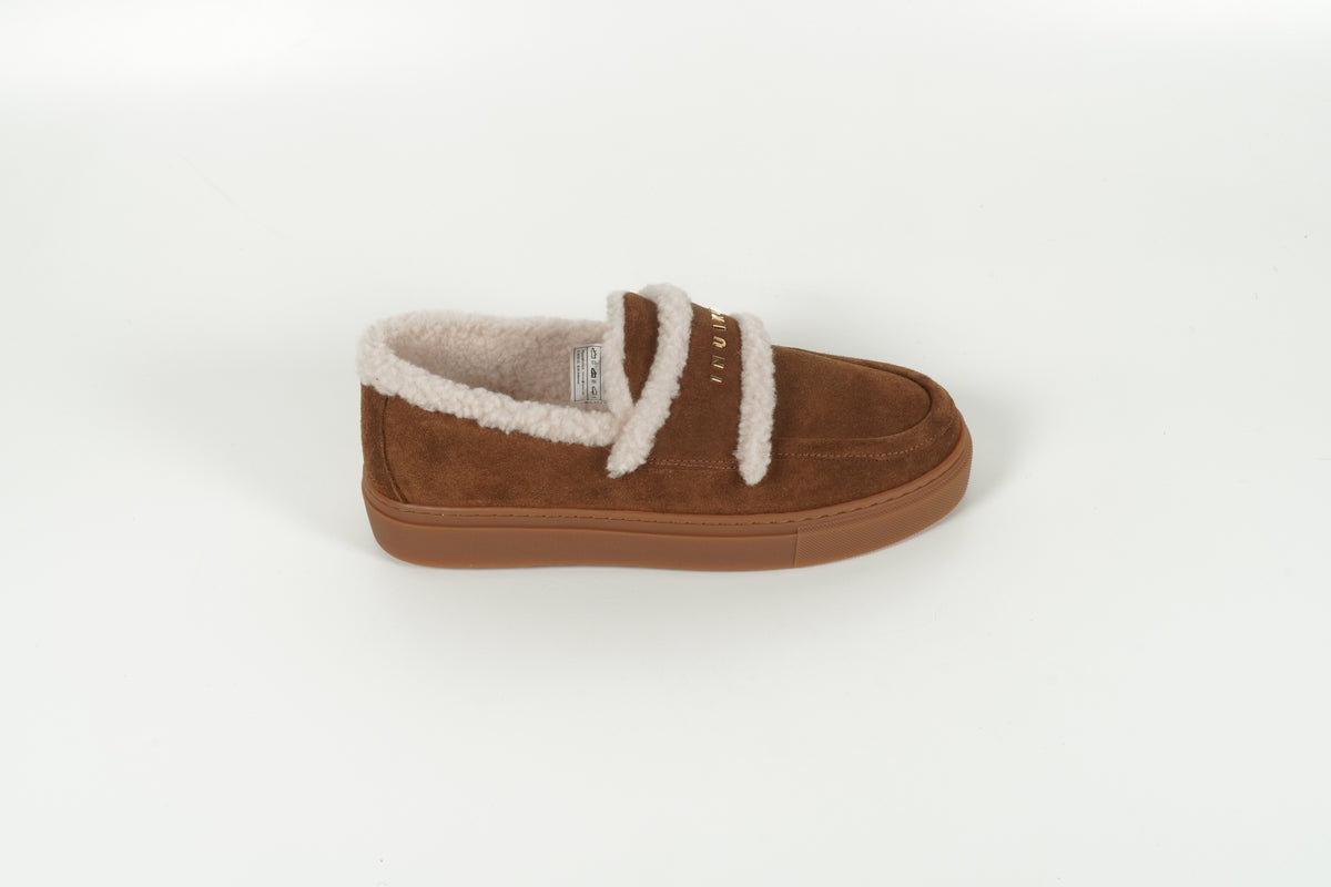 Loafer gefüttert Braun